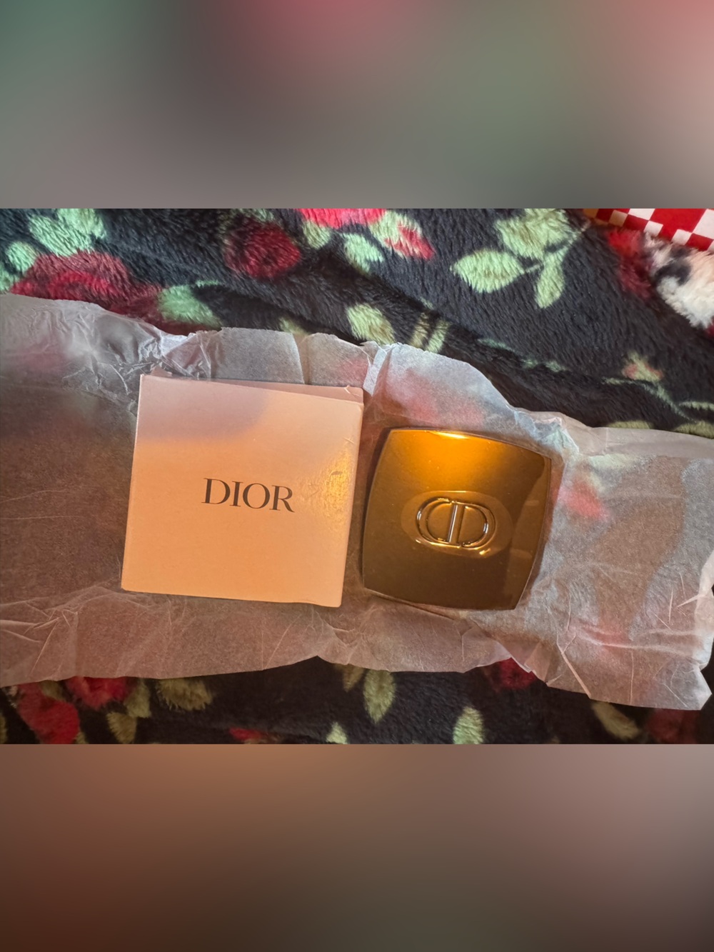 Dior Silver Compact Mirror NIB